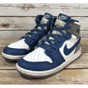 Nike Air Jordan 1 Retro High OG True Blue Shoes Youth Boys Size 10C FD1413-410
