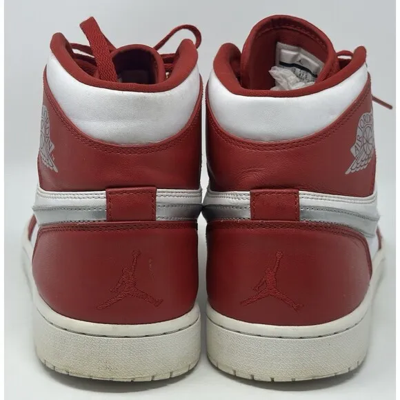 Nike Air Jordan 1 Retro High Silver Medal Shoes Men’s 13 Red White Sneakers