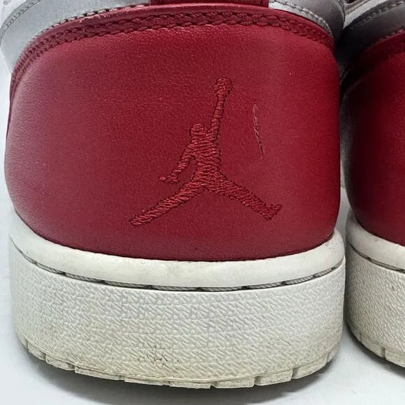 Nike Air Jordan 1 Retro High Silver Medal Shoes Men’s 13 Red White Sneakers