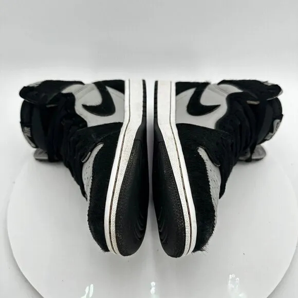 Nike Air Jordan 1 Retro High Women Sz 7.5 DZ2523-001 Medium Grey White Shoe