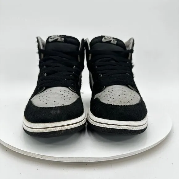 Nike Air Jordan 1 Retro High Women Sz 7.5 DZ2523-001 Medium Grey White Shoe