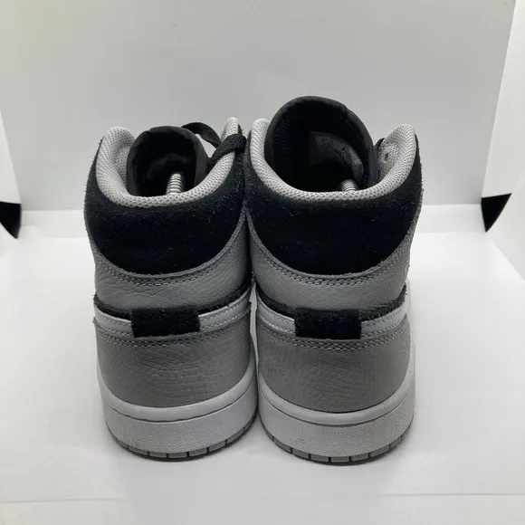 Nike Air Jordan 1 Retro Mid Elephant Toe Size 7 Gray Black Shoes DM6216-016