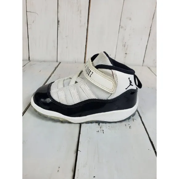 Nike Air Jordan 11 Retro Concord Baby Size 7C Athletic Shoes Sneakers 378040-100