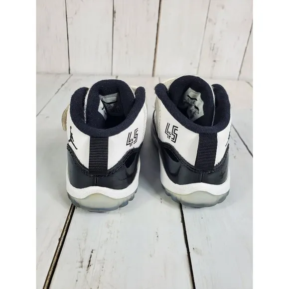 Nike Air Jordan 11 Retro Concord Baby Size 7C Athletic Shoes Sneakers 378040-100