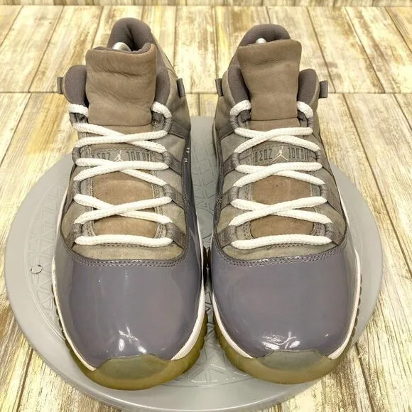 Nike Air Jordan 11 Retro Low Cool Grey Shadow Leather Men's 9.5 Shoes 528895