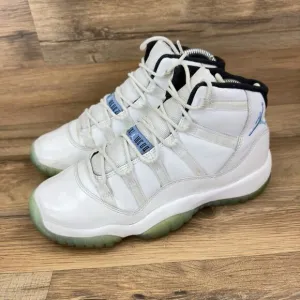 Nike Air Jordan 11 Size 6Y Retro Legend Blue GS White Leather (378038-117)