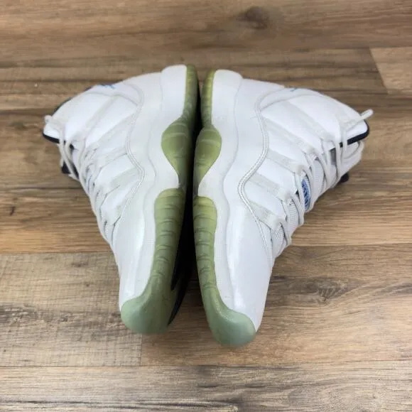 Nike Air Jordan 11 Size 6Y Retro Legend Blue GS White Leather (378038-117)