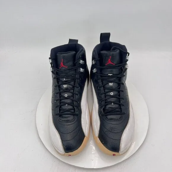Nike Air Jordan 12 Retro PlayOff Men Size 12 130690-404 Black White Shoes