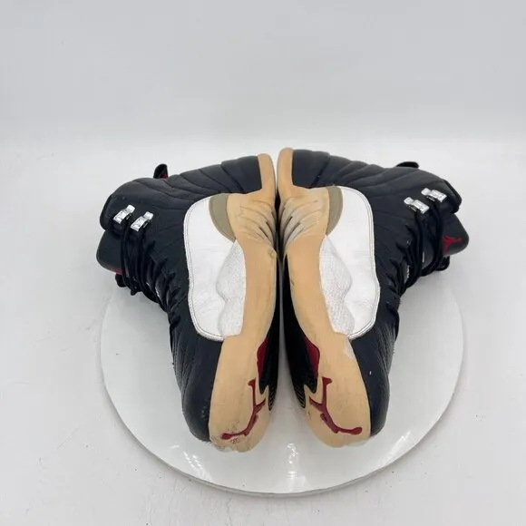 Nike Air Jordan 12 Retro PlayOff Men Size 12 130690-404 Black White Shoes