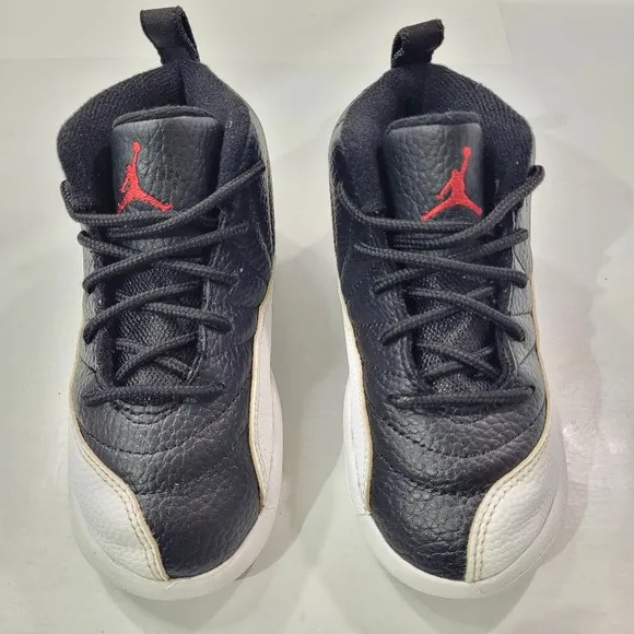 NIKE AIR JORDAN 12 RETRO PLAYOFF SNEAKER TODDLER KIDS SIZE 10C 850000-006