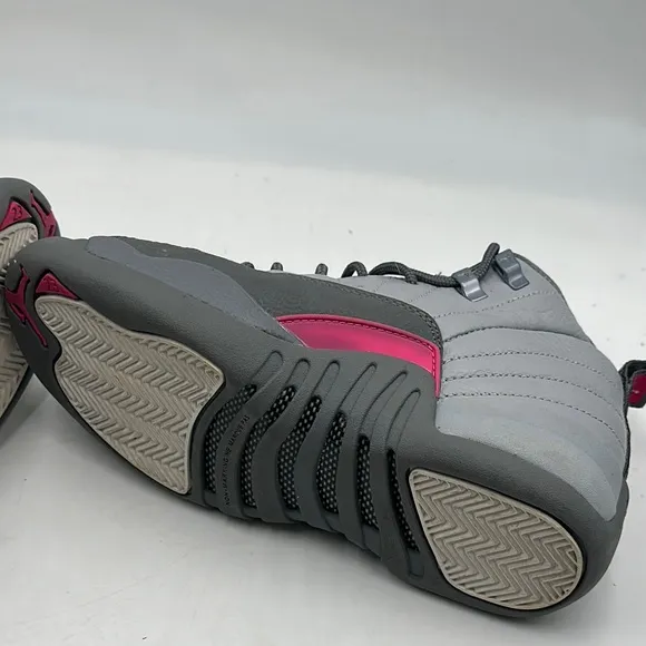 Nike Air Jordan 12 Retro Wolf Grey GS Kids 510815-029 Sneakers Shoes Size 5.5 Y