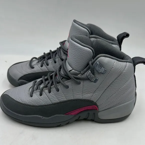Nike Air Jordan 12 Retro Wolf Grey GS Kids 510815-029 Sneakers Shoes Size 5.5 Y