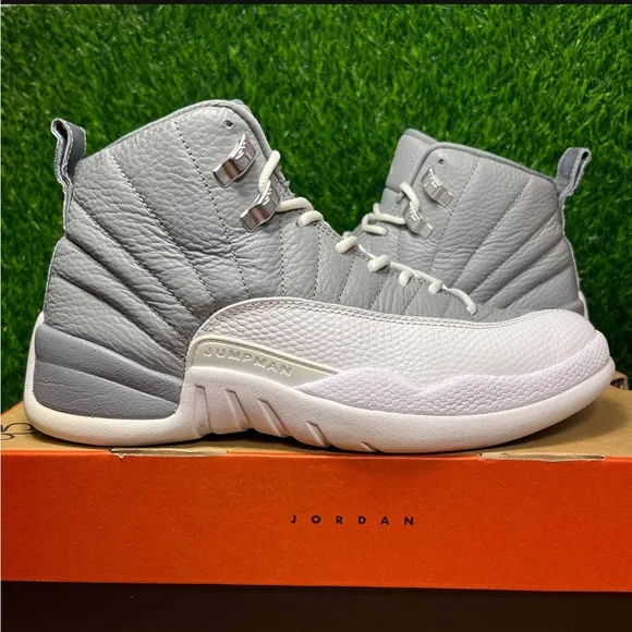 Nike Air Jordan 12 XII Retro Stealth Grey White