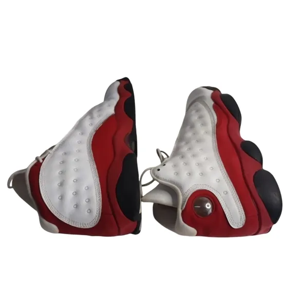 Nike Air Jordan 13 Retro Chicago 414574-122 White Red Youth Sneakers Shoes Sz 7Y