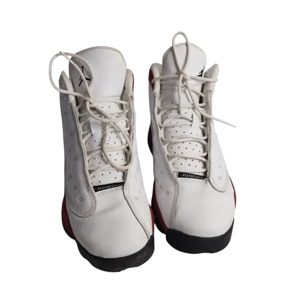 Nike Air Jordan 13 Retro Chicago 414574-122 White Red Youth Sneakers Shoes Sz 7Y