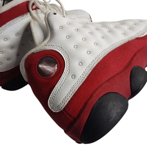 Nike Air Jordan 13 Retro Chicago 414574-122 White Red Youth Sneakers Shoes Sz 7Y