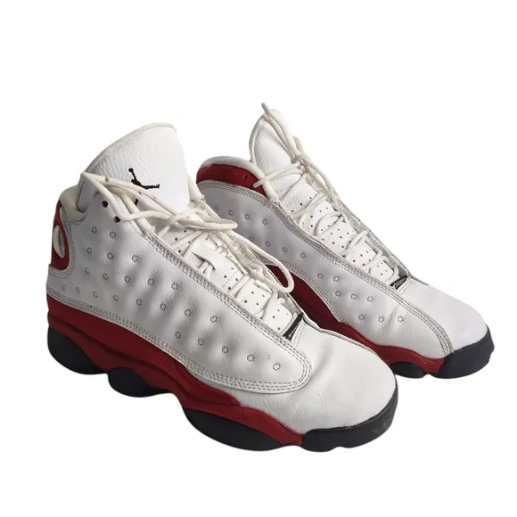 Nike Air Jordan 13 Retro Chicago 414574-122 White Red Youth Sneakers Shoes Sz 7Y