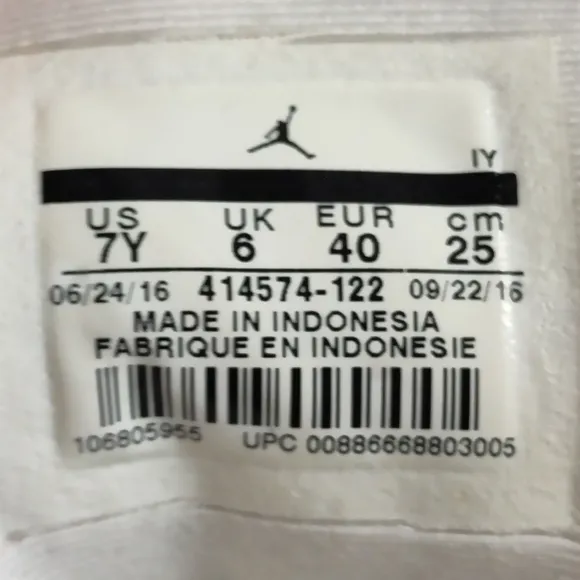 Nike Air Jordan 13 Retro Chicago 414574-122 White Red Youth Sneakers Shoes Sz 7Y