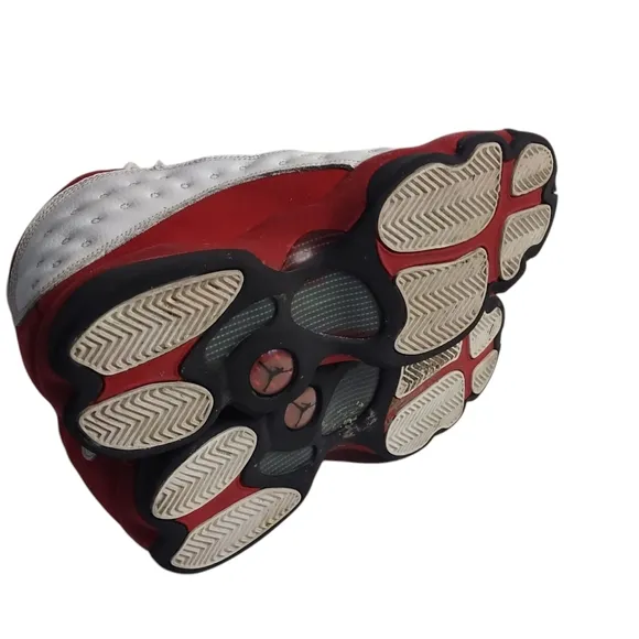 Nike Air Jordan 13 Retro Chicago 414574-122 White Red Youth Sneakers Shoes Sz 7Y