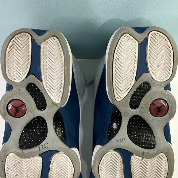 Nike Air Jordan 13 Retro French Blue Men's 8.5 Mid Replaced Insoles 414571-164