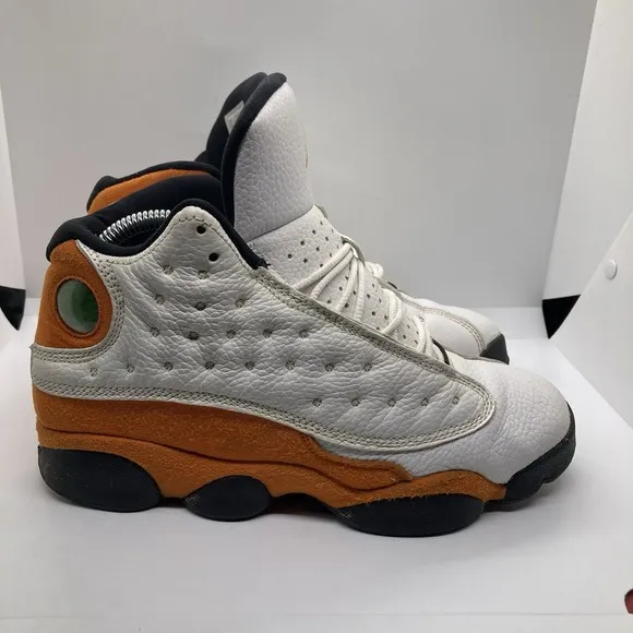 Nike Air Jordan 13 Retro Size 7Y Starfish White Orange DJ3003-108 Shoes Sneakers