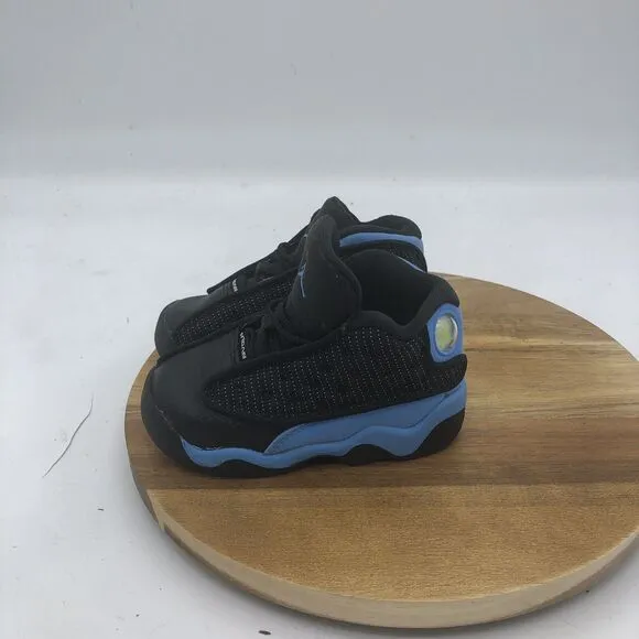 Nike Air Jordan 13 Retro Sneakers Boys 6C Black University Blue Lace Up Shoes
