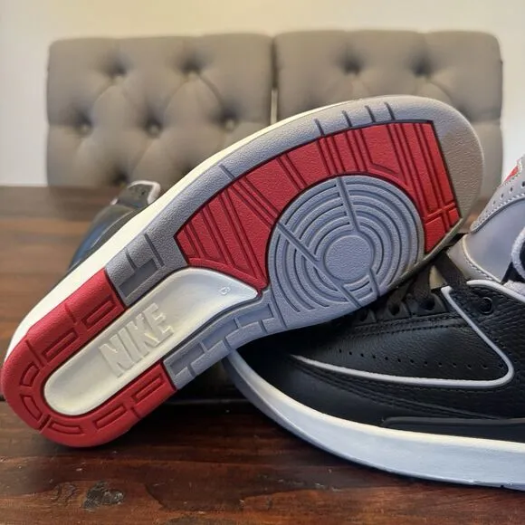 Nike Air Jordan 2 Retro Black Cement GS Shoes
