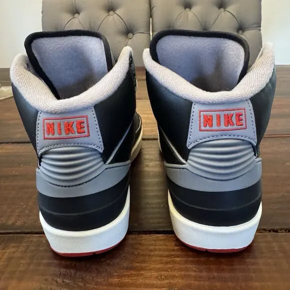 Nike Air Jordan 2 Retro Black Cement GS Shoes