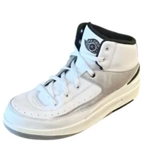 Nike Air Jordan 2 Retro Boys White Python Sneakers Size 3 Youth