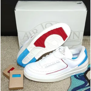 Nike Air Jordan 2 Retro Low &quot;UNC To Chicago&quot; Basketball Shoes | Women's Size 6.5