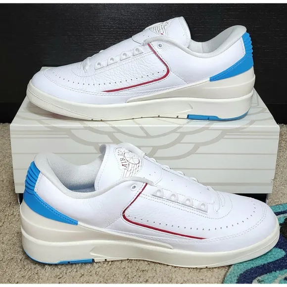 Nike Air Jordan 2 Retro Low &quot;UNC To Chicago&quot; Basketball Shoes | Women's Size 6.5