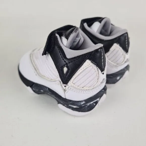 Nike Air Jordan 2009 Retro Toddler Shoes White Leather Size 3 C