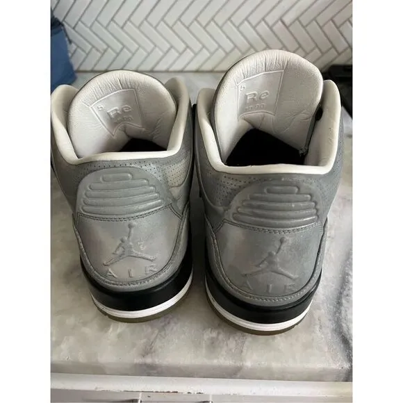 Nike Air Jordan 3 III 5LAB3 Retro Shoes Silver 3M Reflective sz14