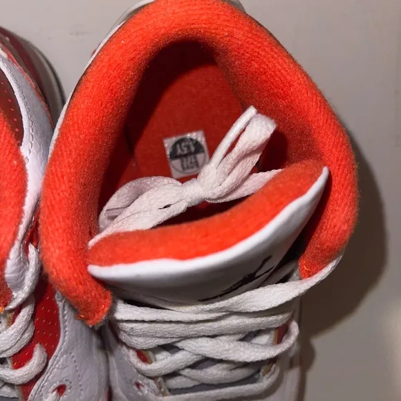 Nike Air Jordan 3 Retro Boys 1.5 Orange Athletic Shoes Sneakers