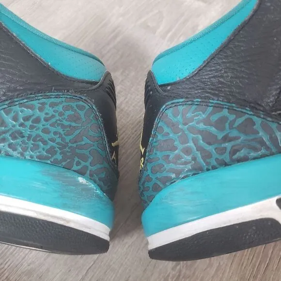 Nike Air Jordan 3 Retro GS Rio Teal Black 441140-018 Youth 6.5Y Shoes Sneakers
