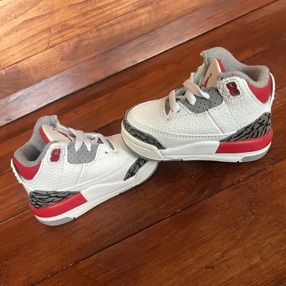 Nike Air Jordan 3 Retro TD Fire 3C Red Toddler DM0968-160 New