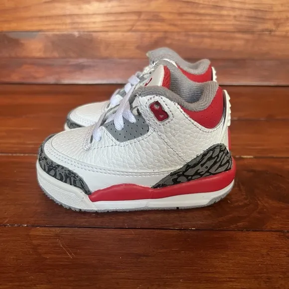Nike Air Jordan 3 Retro TD Fire 3C Red Toddler DM0968-160 New