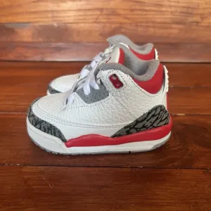 Nike Air Jordan 3 Retro TD Fire 3C Red Toddler DM0968-160 New