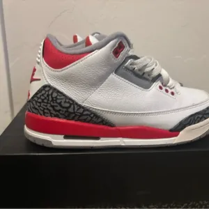 Nike Air Jordan 3 Retro White/Red Men's Shoes