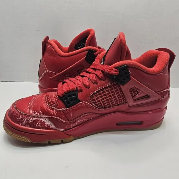 Nike Air Jordan 4 Retro Men's Size 6.5 W Sz‎ 8 Fire Red Singles Day AV3914-600