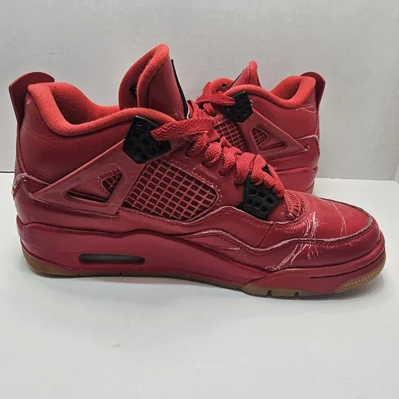 Nike Air Jordan 4 Retro Men's Size 6.5 W Sz‎ 8 Fire Red Singles Day AV3914-600