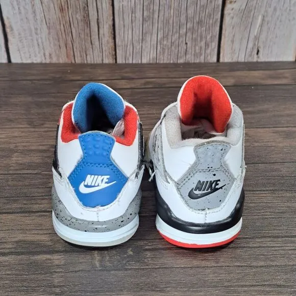 Nike Air Jordan 4 Retro SE TD &quot;What The 4&quot; Toddler 4c Basketball Shoe BQ7670-146