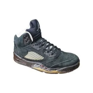 Nike Air Jordan 5 Retro 2013 Black Oreo Mens Size 8.5 Sneakers Shoes 136027-035