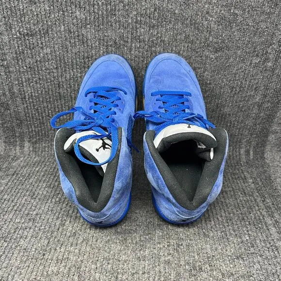 Nike Air Jordan 5 Retro Blue Suede 2017 Shoes Mens Size 10 136027-401