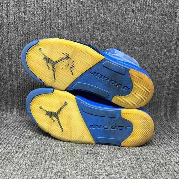Nike Air Jordan 5 Retro Blue Suede 2017 Shoes Mens Size 10 136027-401