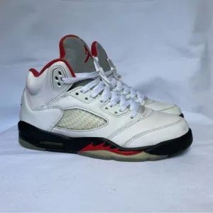 Nike Air Jordan 5 Retro GS 'Fire Red' 2020 Shoes Size 6Y Women’s 7.5 2020