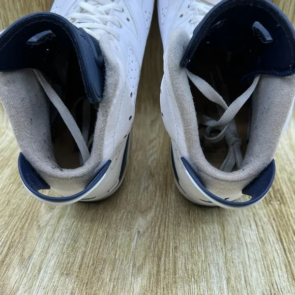 Nike Air Jordan 6 Retro Midnight Navy Men's Size 8.5 Sneakers Shoes CT8529-141