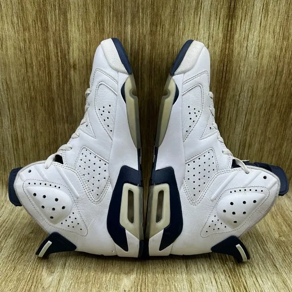 Nike Air Jordan 6 Retro Midnight Navy Men's Size 8.5 Sneakers Shoes CT8529-141