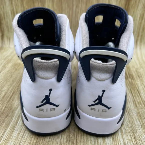 Nike Air Jordan 6 Retro Midnight Navy Men's Size 8.5 Sneakers Shoes CT8529-141