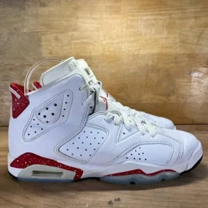 Nike Air Jordan 6 Retro Youth Size 6 Shoes Sneakers Red Oreo 384665-162 Lace Up